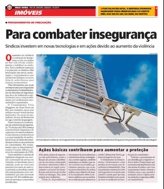 MEIA HORA: PARA COMBATER INSEGURANÇA