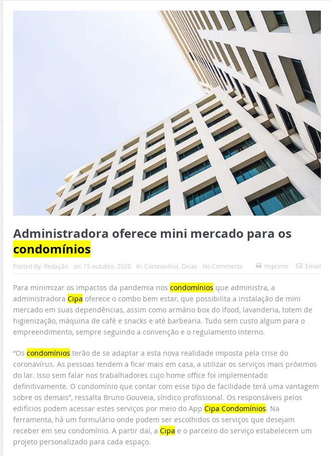 MERCADO IMOBILIÁRIO: MINI MERCADO